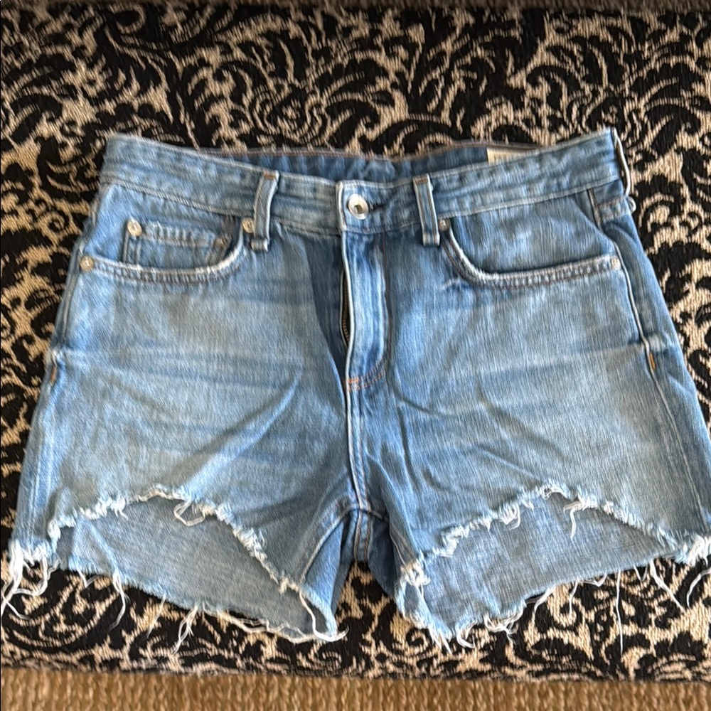 Rag & Bone Denim Blue Women's Shorts